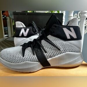 New Balance Kids' Black and White Sneakers